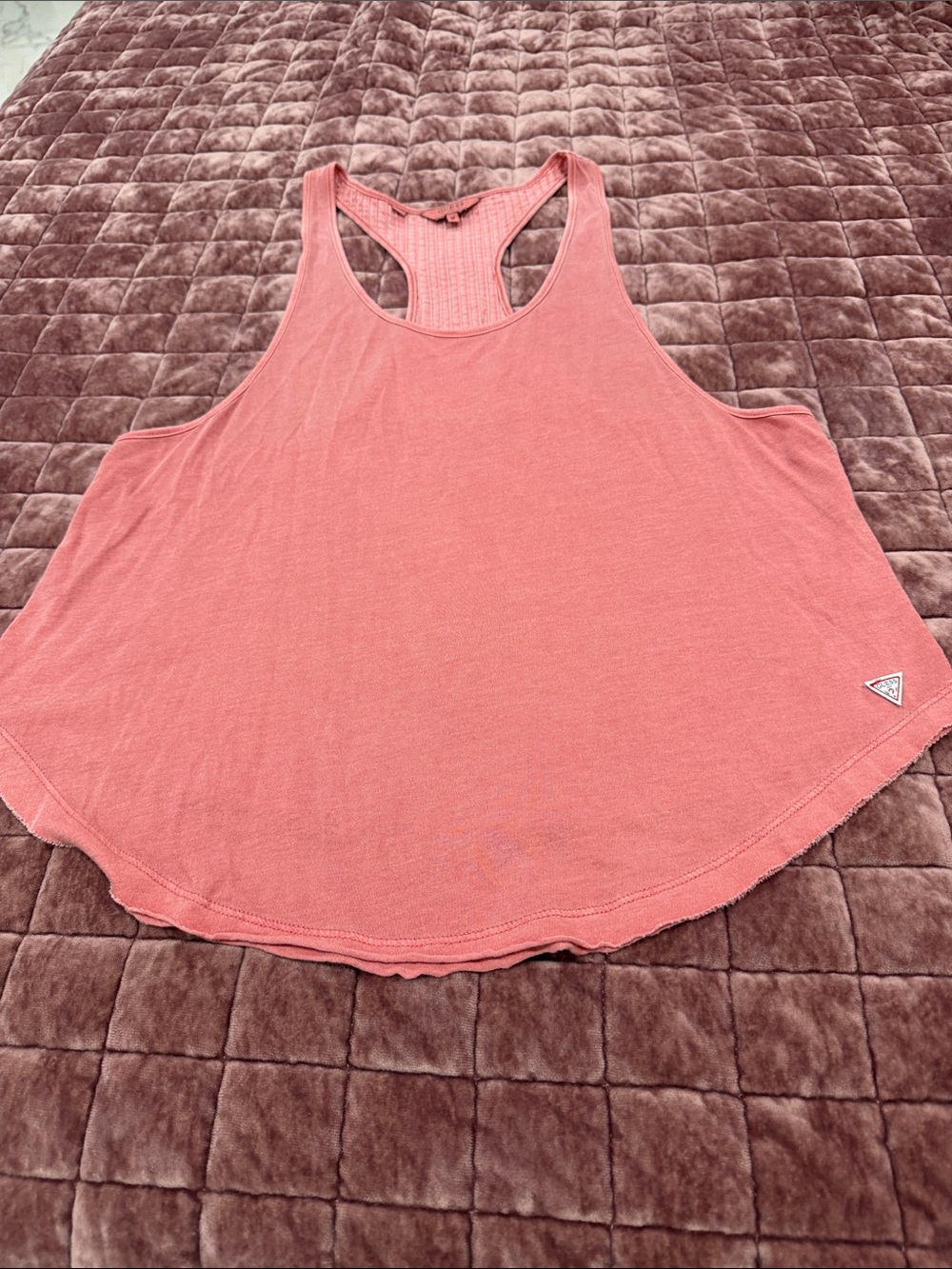 Guess Coral Racerback Tank Top